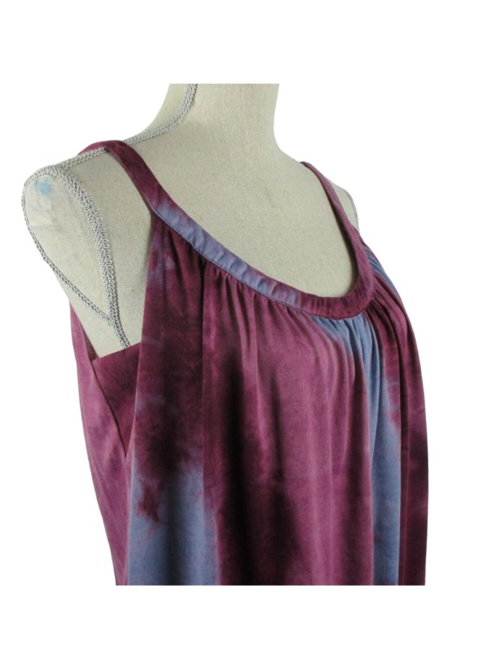 Stitchdrop Women's Tie-Dye Long Relaxed Watercolor Dress Size S Oversized - Picture 6 of 7